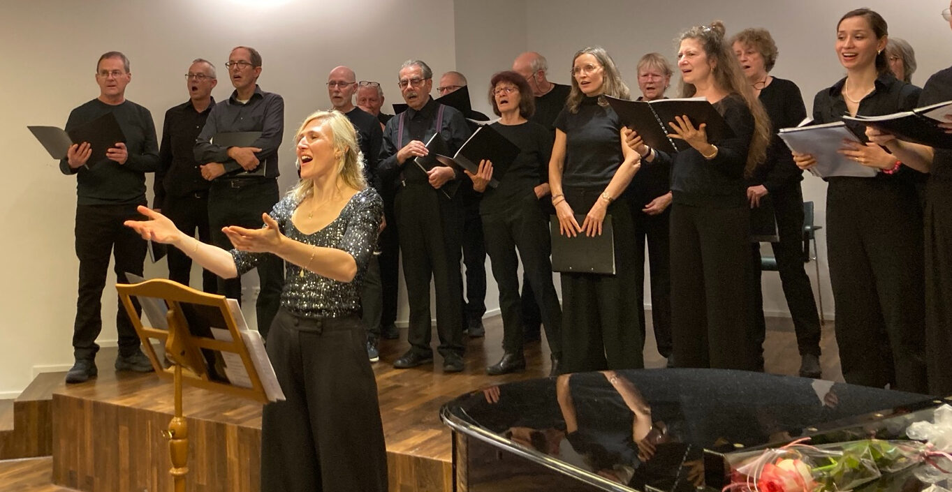Unser Chor an einem Konzert im Jahr 2024